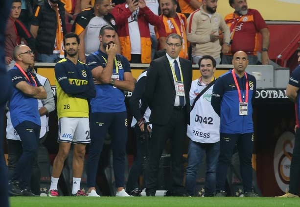 Galatasaray - Fenerbahçe maçından kareler...