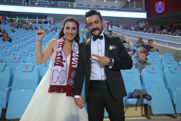 Trabzonspor - Beşiktaş maçından kareler...