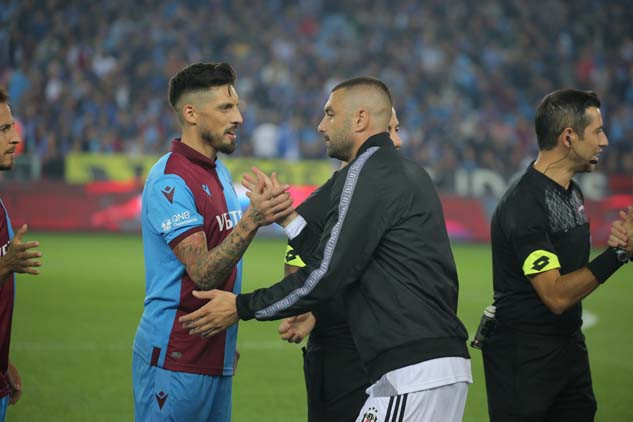 Trabzonspor - Beşiktaş maçından kareler...