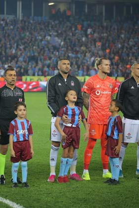 Trabzonspor - Beşiktaş maçından kareler...