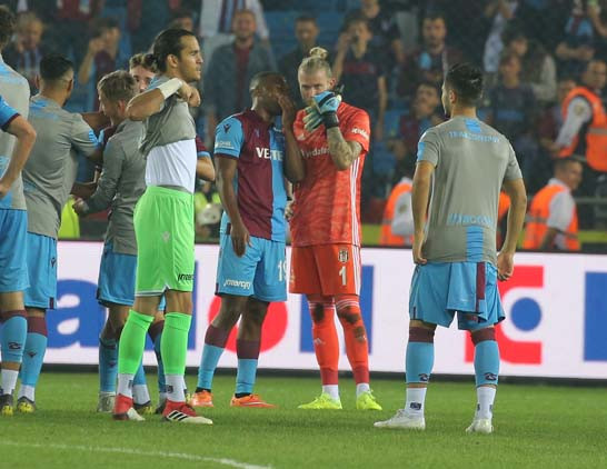 Trabzonspor - Beşiktaş maçından kareler...