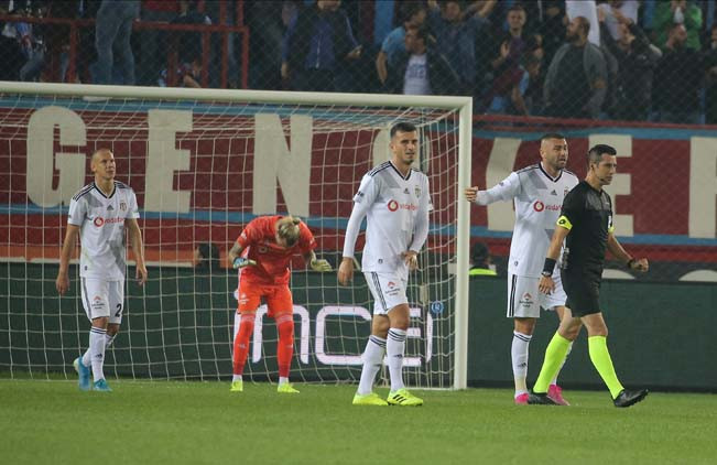 Trabzonspor - Beşiktaş maçından kareler...