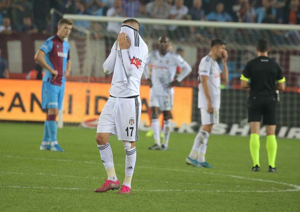 Trabzonspor - Beşiktaş maçından kareler...