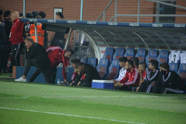Trabzonspor - Beşiktaş maçından kareler...