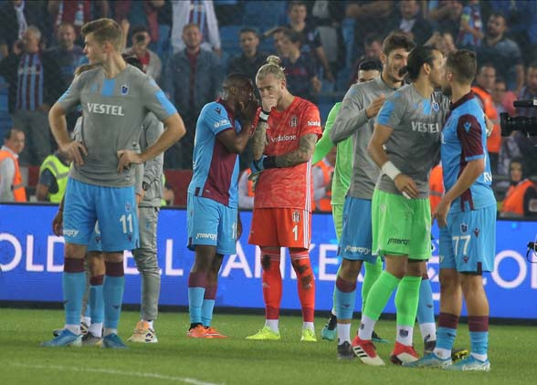 Trabzonspor - Beşiktaş maçından kareler...