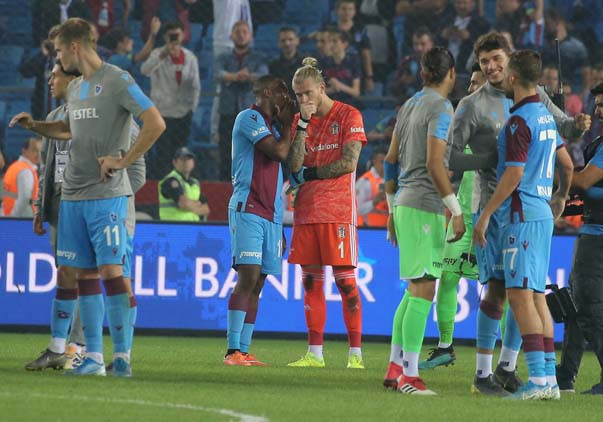 Trabzonspor - Beşiktaş maçından kareler...