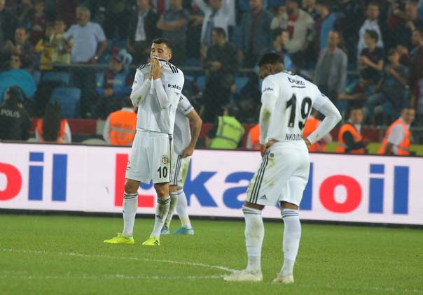 Trabzonspor - Beşiktaş maçından kareler...