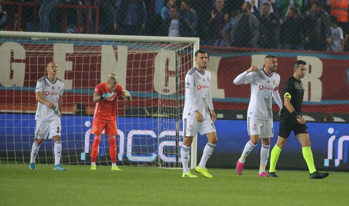 Trabzonspor - Beşiktaş maçından kareler...