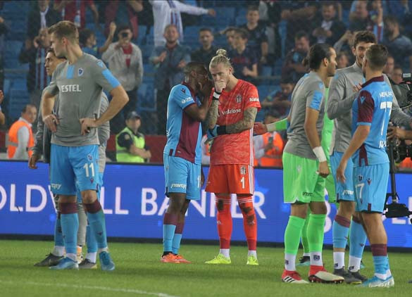 Trabzonspor - Beşiktaş maçından kareler...