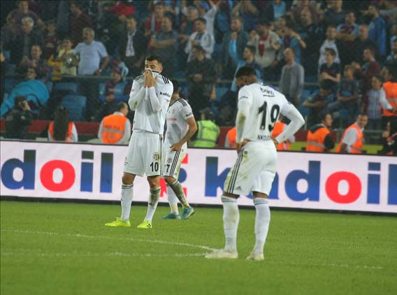 Trabzonspor - Beşiktaş maçından kareler...