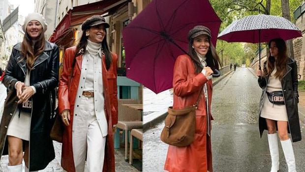 Kız kıza tatil Başak ile Tanem Pariste... Kız kıza tatil Başak ile Tanem Pariste...