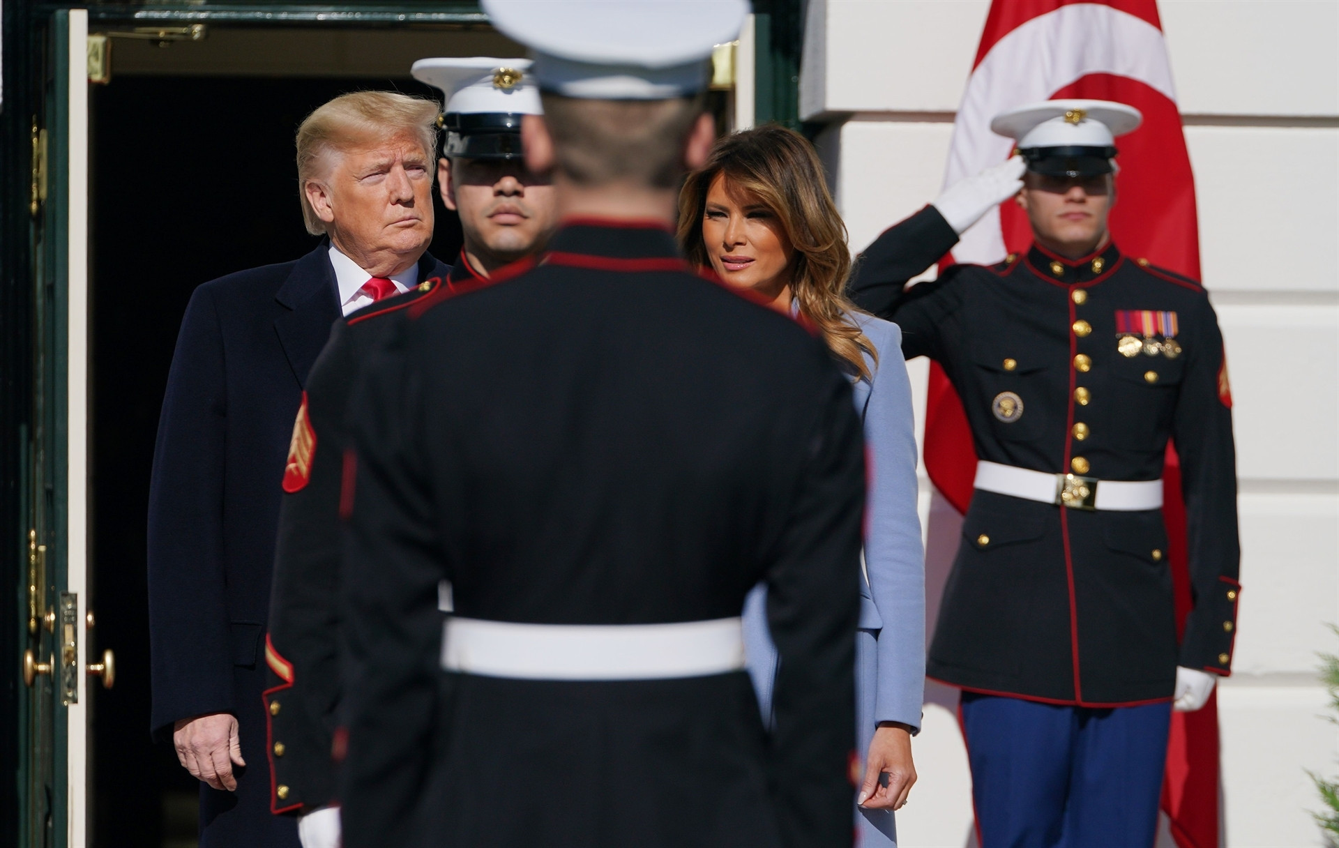 ABD Başkanı Trump, Cumhurbaşkanı Erdoğanı böyle karşıladı
