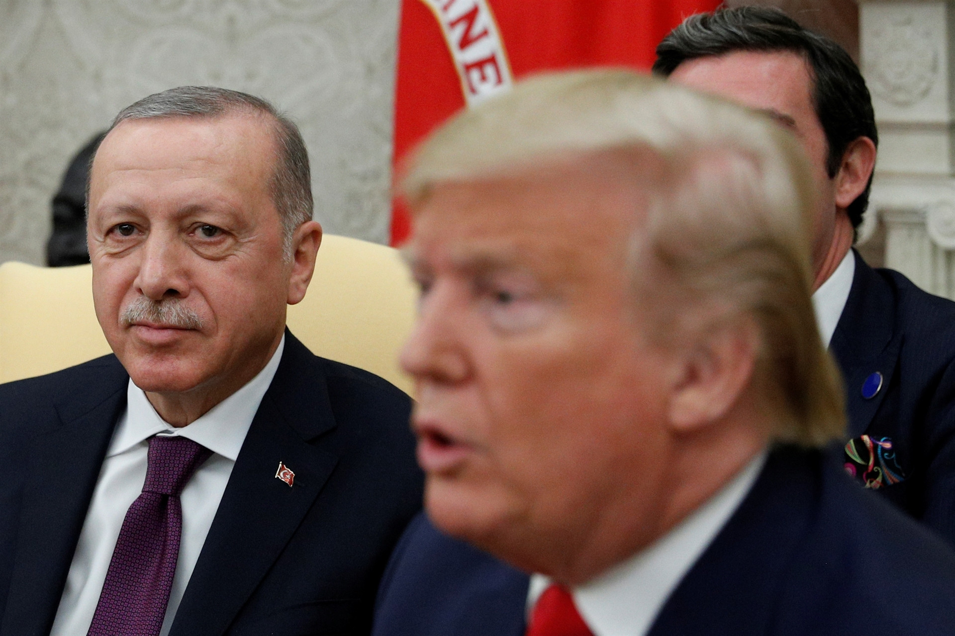 ABD Başkanı Trump, Cumhurbaşkanı Erdoğanı böyle karşıladı