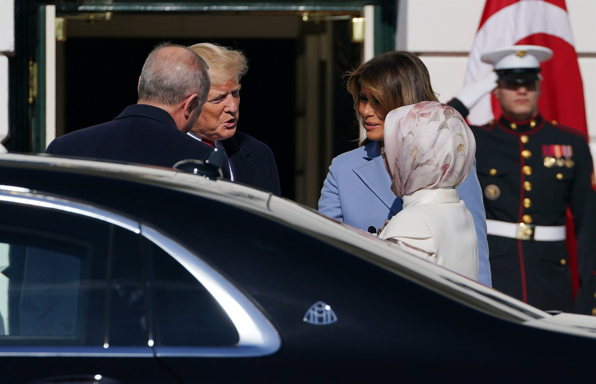 ABD Başkanı Trump, Cumhurbaşkanı Erdoğanı böyle karşıladı