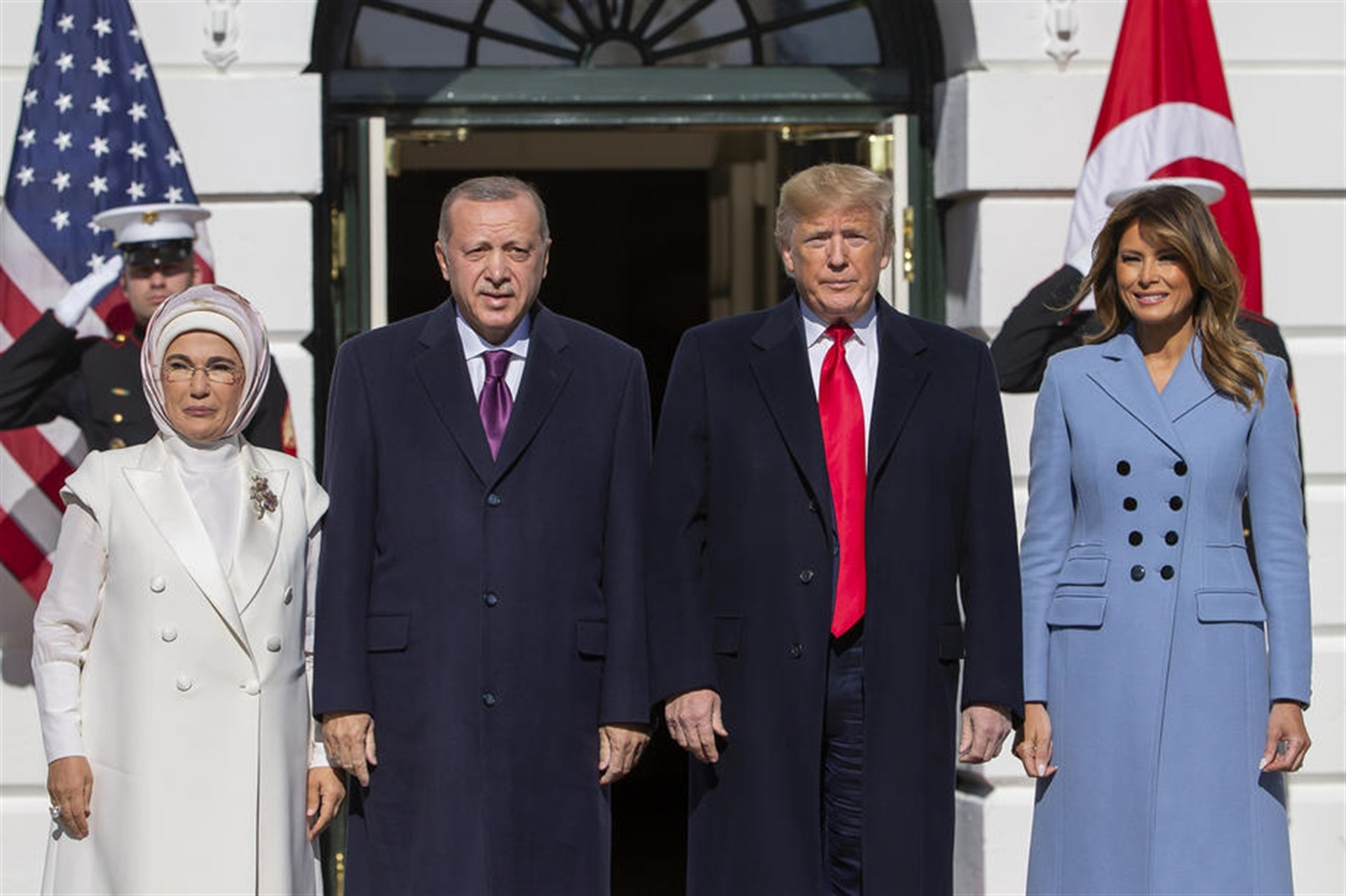 ABD Başkanı Trump, Cumhurbaşkanı Erdoğanı böyle karşıladı