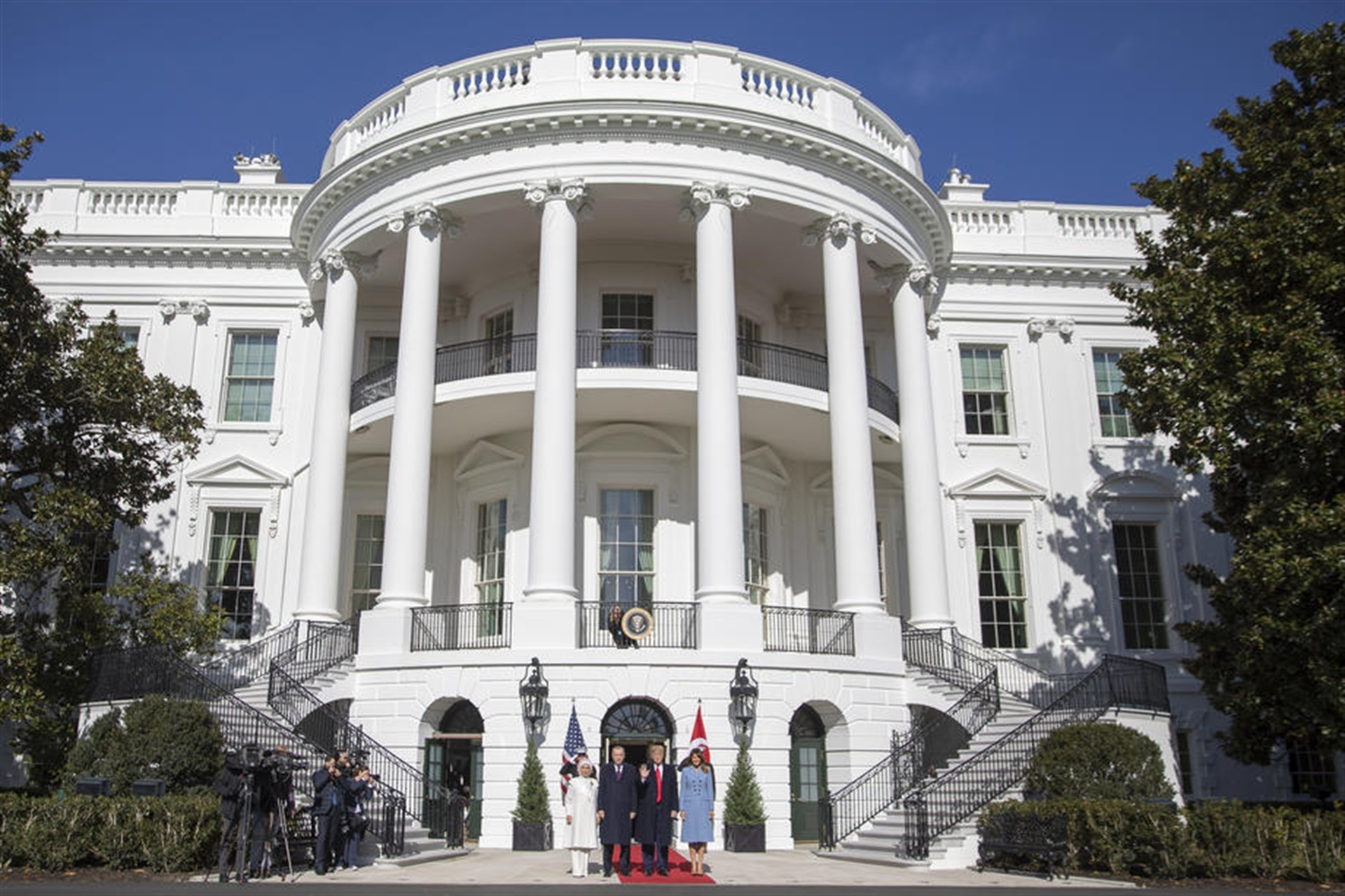 ABD Başkanı Trump, Cumhurbaşkanı Erdoğanı böyle karşıladı