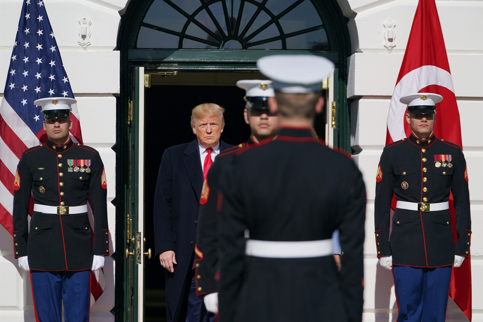 ABD Başkanı Trump, Cumhurbaşkanı Erdoğanı böyle karşıladı