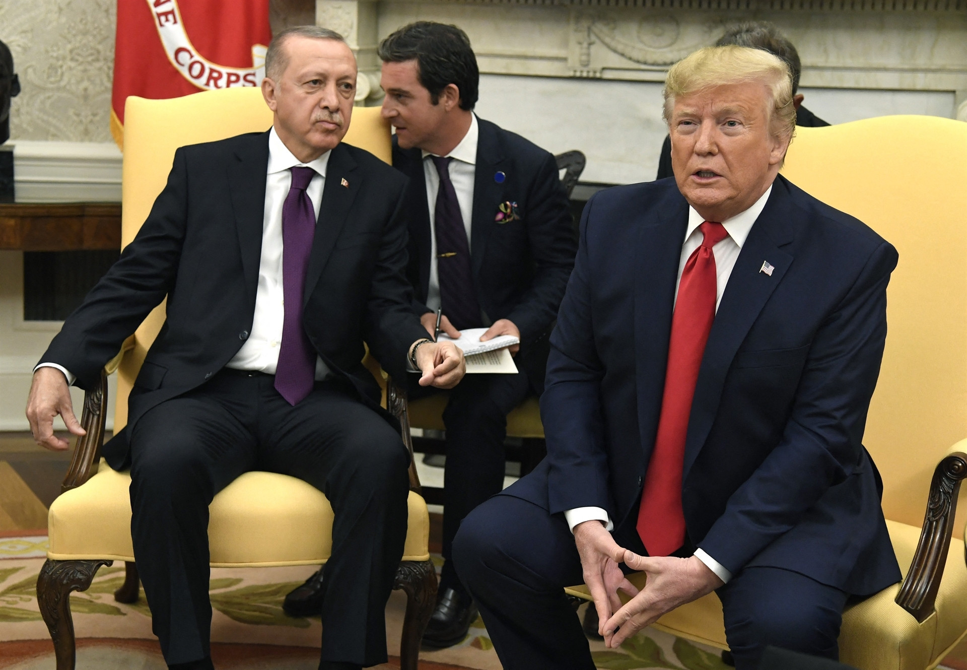 ABD Başkanı Trump, Cumhurbaşkanı Erdoğanı böyle karşıladı