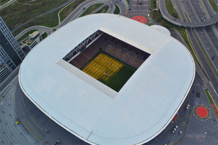 Fotoğraf bugün çekildi Türk Telekom Stadyumu...
