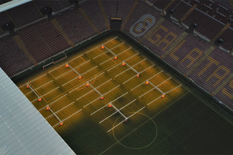Fotoğraf bugün çekildi Türk Telekom Stadyumu...