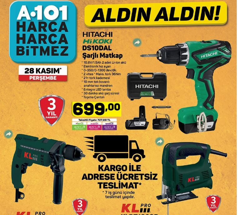 A101 28 Kasım aktüel ürünler aldın aldın fırsatları Bu haftaki ürünler neler