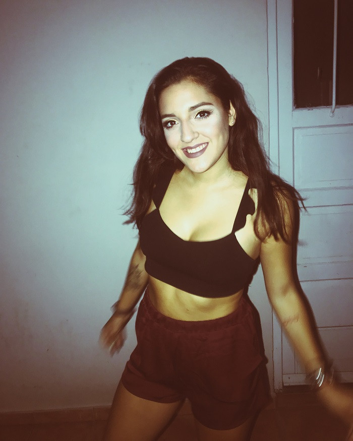 Maradonanın kızı Jana, iç çamaşırı modeli oldu