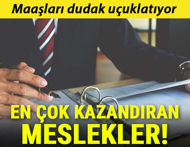 En çok kazandıran meslekler Maaşları dudak uçuklatıyor En çok kazandıran meslekler Maaşları dudak uçuklatıyor