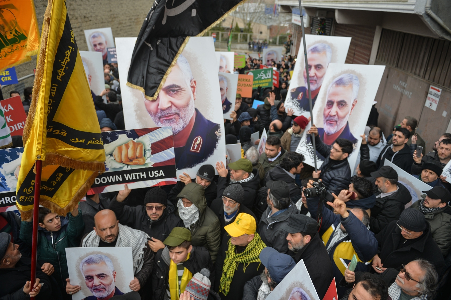 İstanbul’da, Kasım Süleymani’nin öldürülmesi protesto edildi