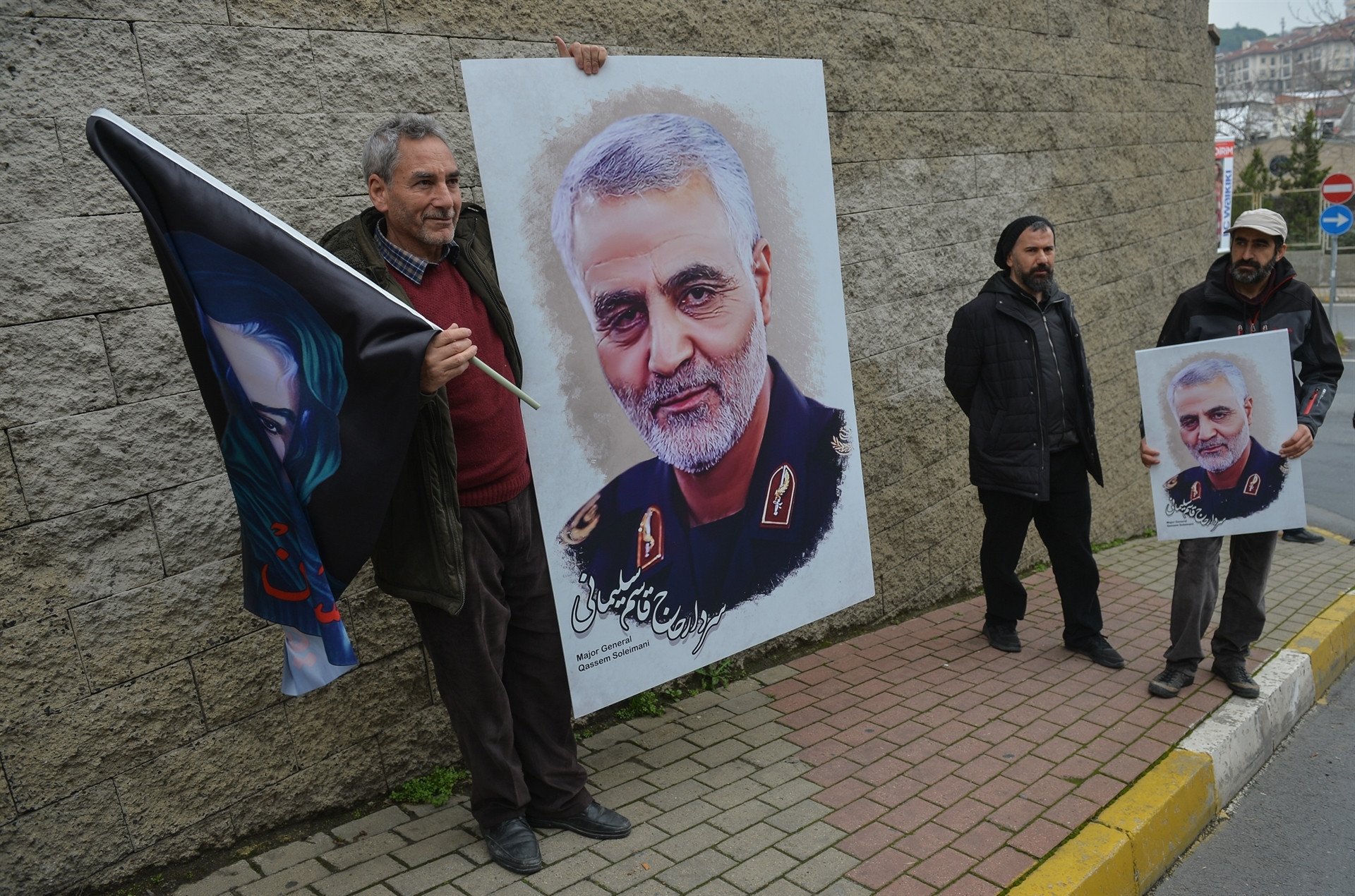 İstanbul’da, Kasım Süleymani’nin öldürülmesi protesto edildi