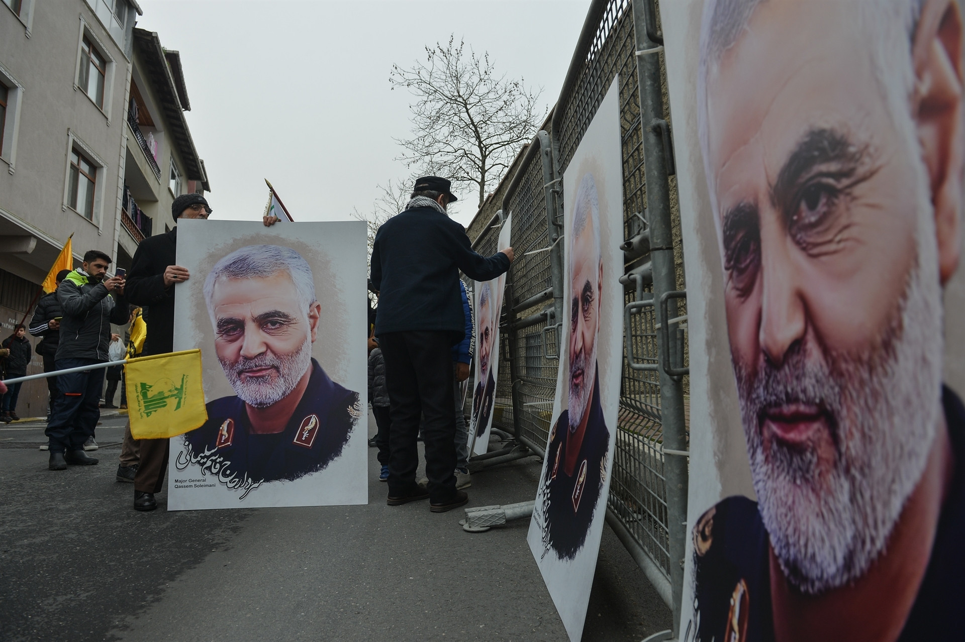 İstanbul’da, Kasım Süleymani’nin öldürülmesi protesto edildi