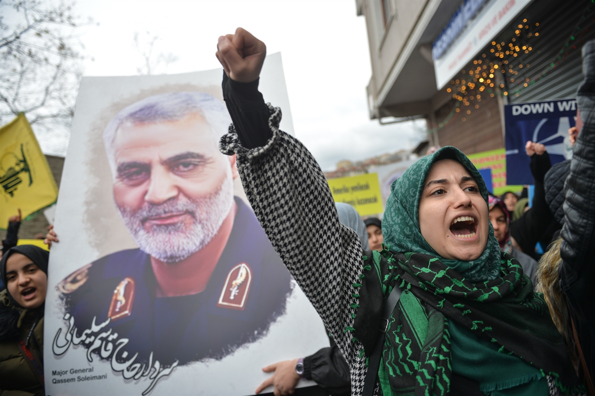 İstanbul’da, Kasım Süleymani’nin öldürülmesi protesto edildi