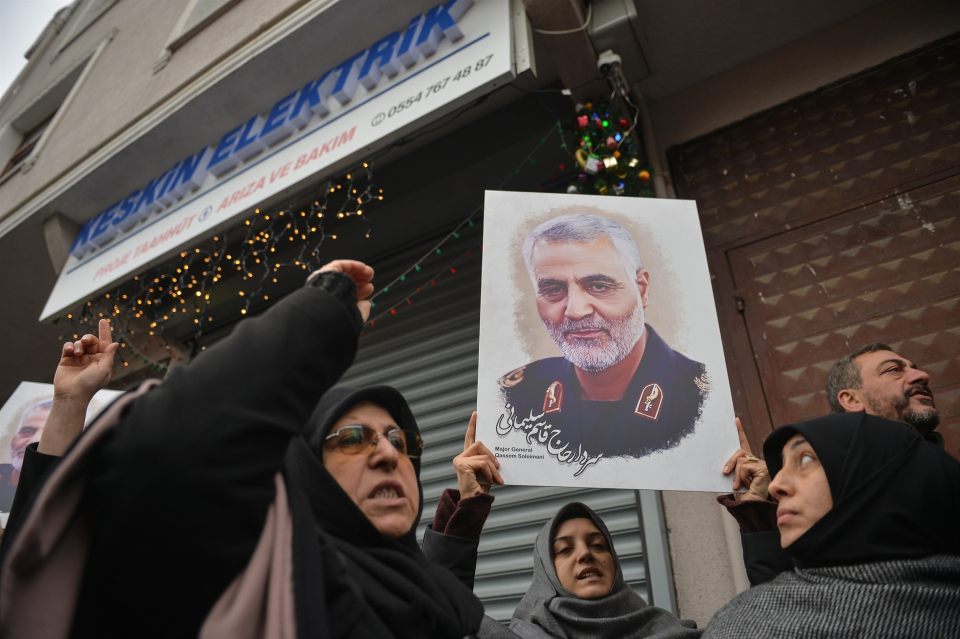 İstanbul’da, Kasım Süleymani’nin öldürülmesi protesto edildi