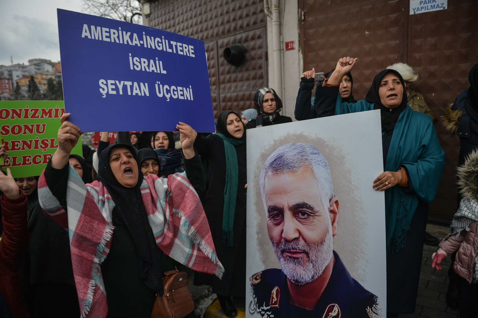 İstanbul’da, Kasım Süleymani’nin öldürülmesi protesto edildi