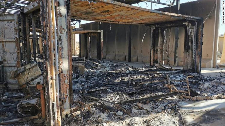 İşte İran füzelerinin vurduğu o ABD üssü CNN görüntüledi…