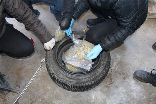 Kapıkulede TIRda 2 ton 70 kilo esrar ele geçirildi