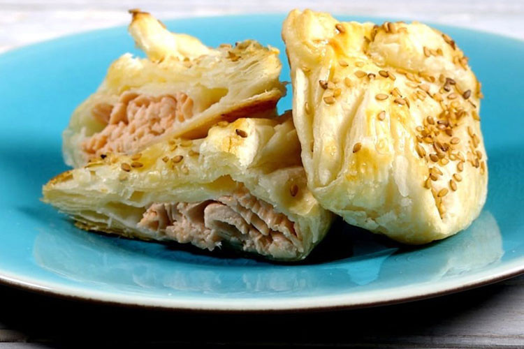 Somonlu ve susamlı milföy bohçaları tarifi