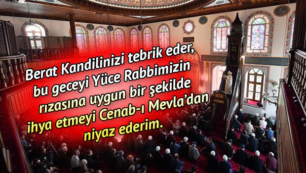 Kandil mesajları resimli yeni -2020 kısa yazılı ve resimli Berat Kandili mesajları