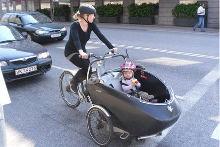 Dan dan çekilin yoldan, kargo bisikletler Danimarkadan