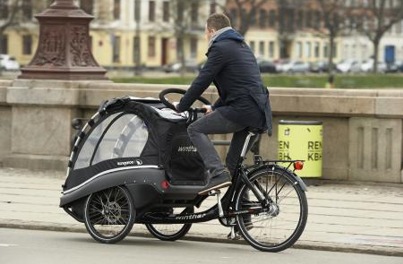 Dan dan çekilin yoldan, kargo bisikletler Danimarkadan