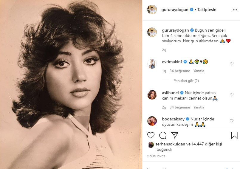 Gurur Aydoğan: Onun oğlu olduğum için çok şanslıyım