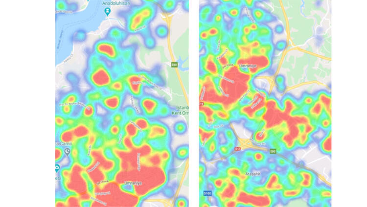 İstanbul corona virüsü risk haritası(koronavirüs): İstanbul ilçelere göre Covid 19 harita detayları