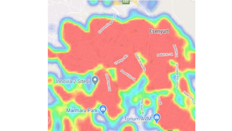 İstanbul corona virüsü risk haritası(koronavirüs): İstanbul ilçelere göre Covid 19 harita detayları