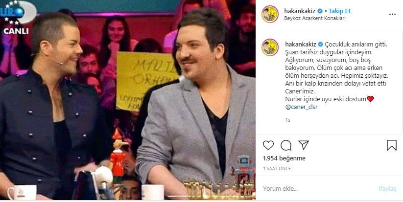 Caner Çalışıra ne oldu, neden öldü Kerimcan Durmaz Caner Çalışırın mezarı başında gözyaşlarına boğuldu