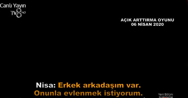 Son Dakika Haberi | Survivorda ses kaydında Gizem bombası | Nisa: Onunla evlenmek istiyorum, Sercanla değil Son Dakika Haberi | Survivorda ses kaydında Gizem bombası | Nisa: Onunla evlenmek istiyorum, Sercanla değil