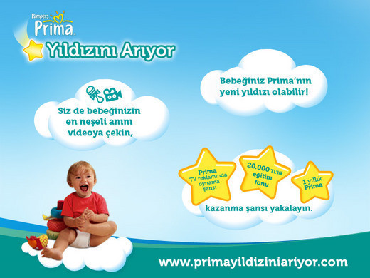 Bebeğiniz Prima’nın Yıldızı Olabilir