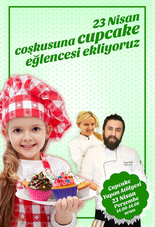 23 Nisanda minik şefler mutfağa