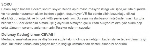 Sürekli mastürbasyon yapmak istiyorum
