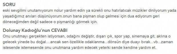 Eski sevgilimi unutamıyorum