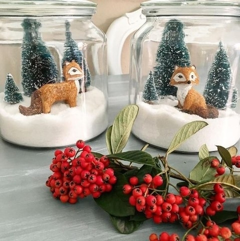 Kavanozlarla yeni yıl süslemeleri