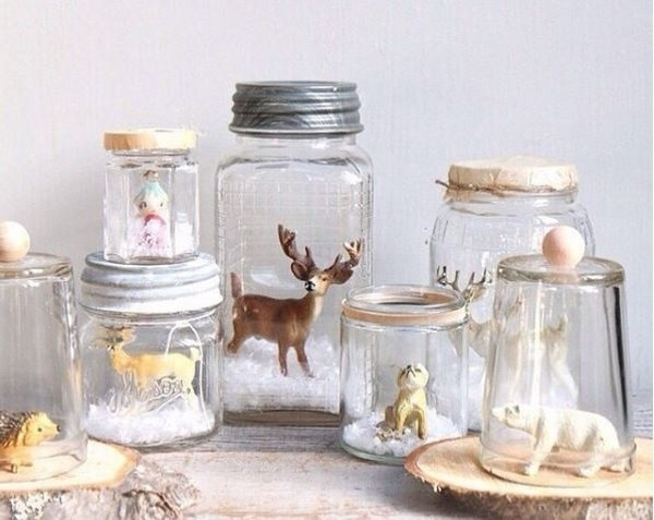 Yeni yıl dekorasyonunuzu boş kavanozlarla yapın